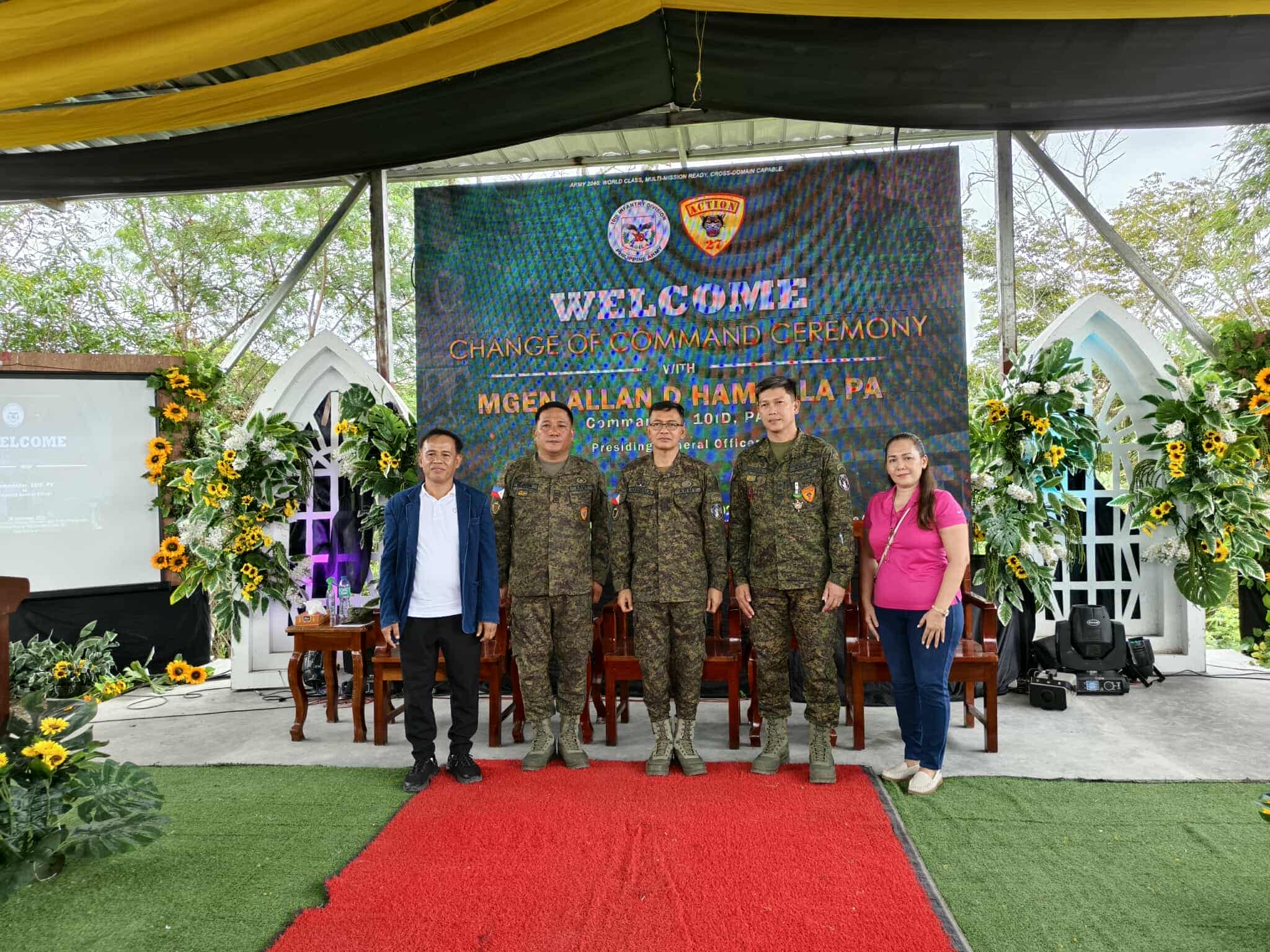 Change of Command Ceremony, 21 Infantry Batallion
